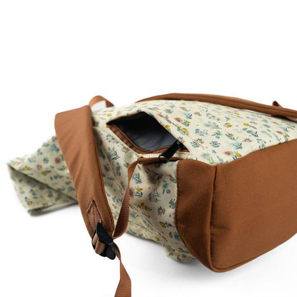 Adventure Backpack, Floral Cream