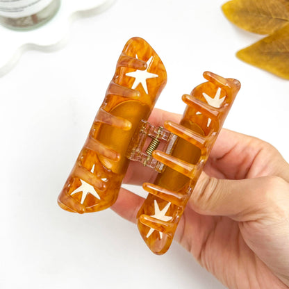 Sun Queen Acetate Hair Claw Clip