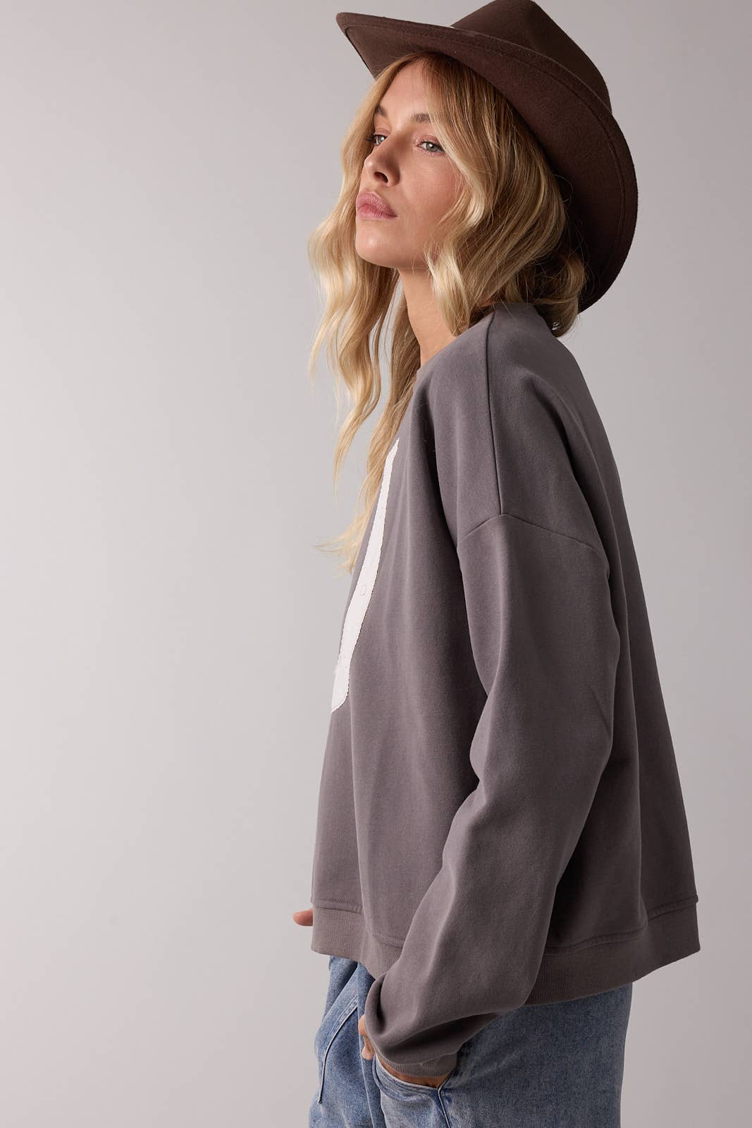 Horseshoe French Terry Pullover Sweatshirt