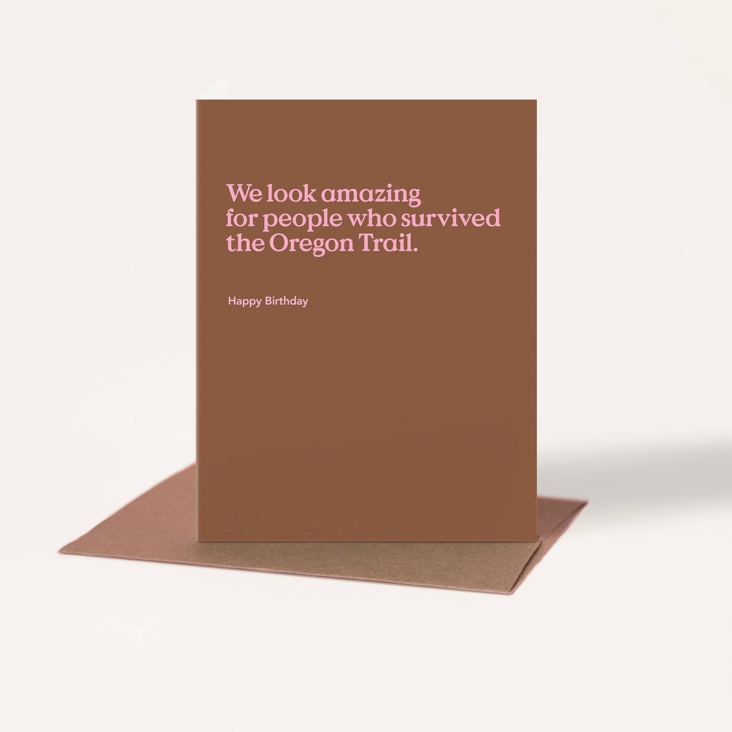 Oregon Trail Funny Birthday Card