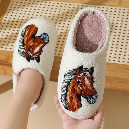 Cozy Horse Slippers