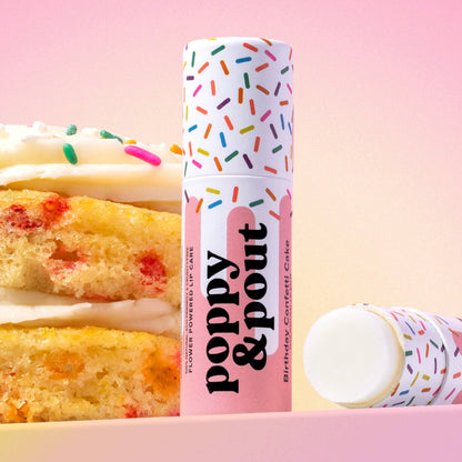 Lip Balm, Birthday Confetti Cake, Pink