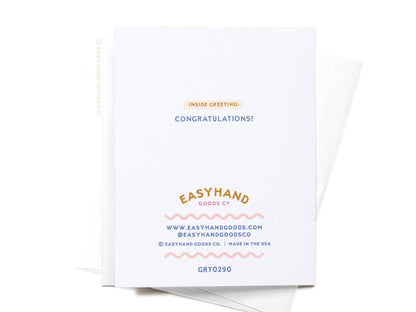 Welcome to Your New Home Door Greeting Card