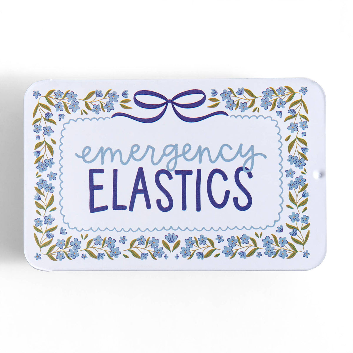 Emergency Elastics Travel Tin with 20 Hair Ties