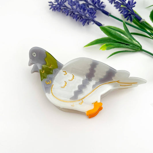 Pigeon Acetate Hair Claw Clip