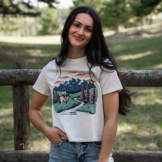 Vintage White "Take Me Home" Ladies Tee