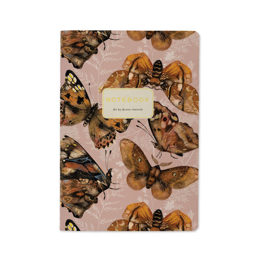 Butterflies on Blush Notebook