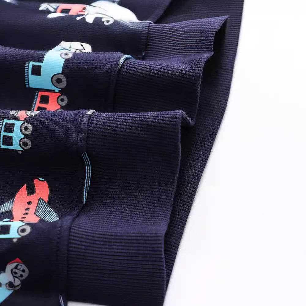Children's Cartoon Sweatshirt Soft Cotton Long Sleeve Top