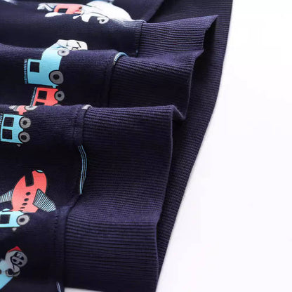 Children's Cartoon Sweatshirt Soft Cotton Long Sleeve Top
