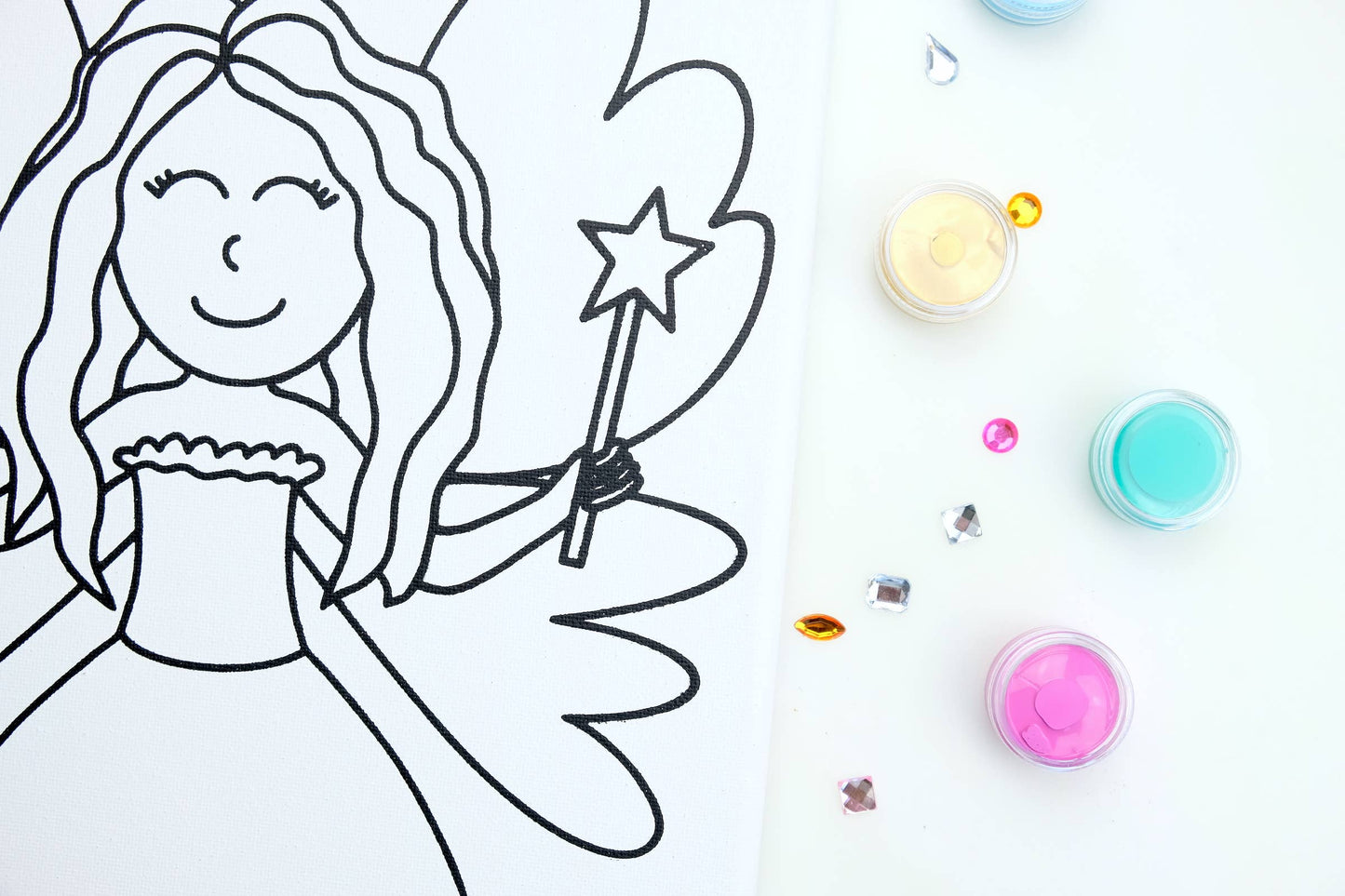 Canvas Sparkle Painting Kit - Spring Fairy