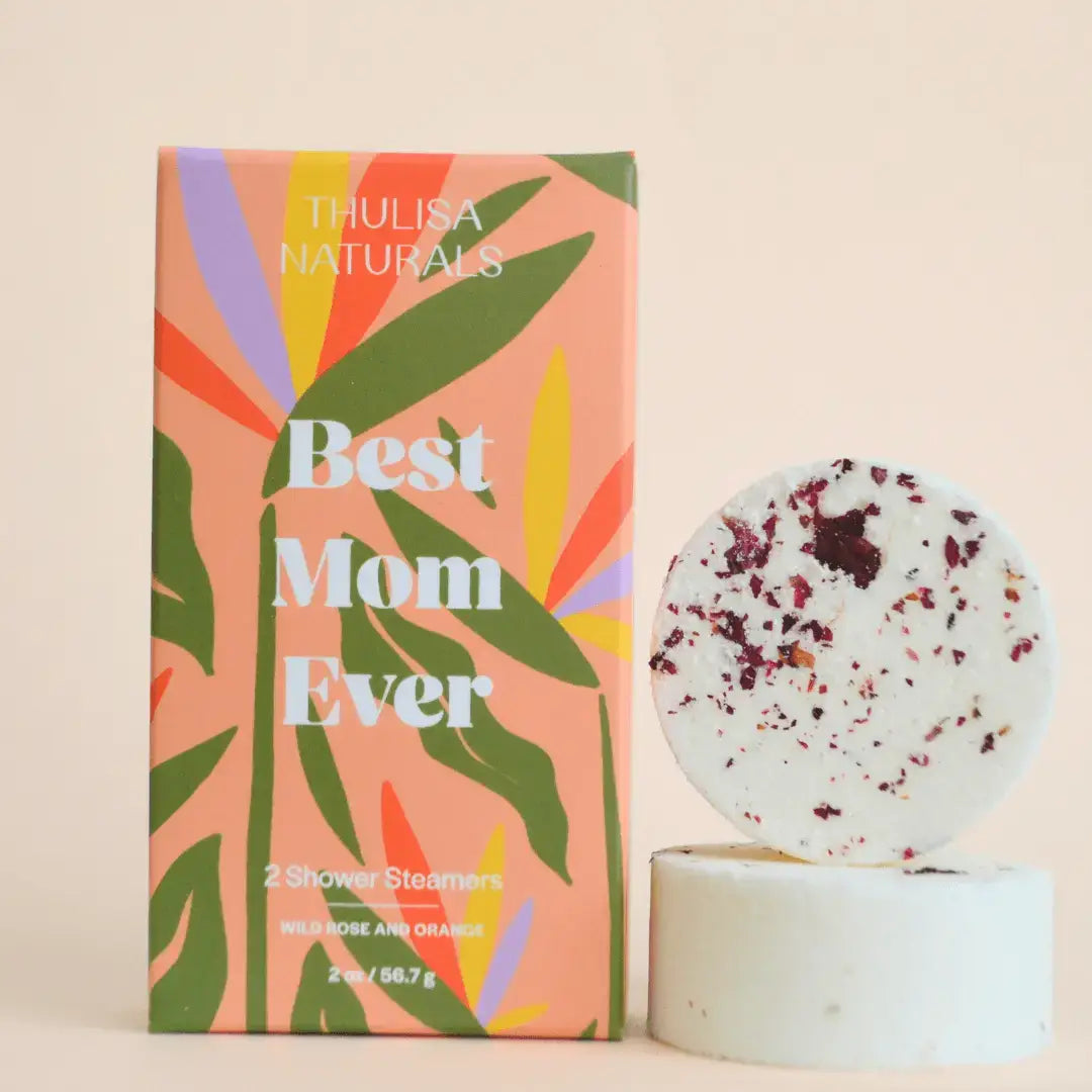 Mother's Day Shower Steamers | Orange Rose | Gift set