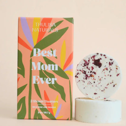 Mother's Day Shower Steamers | Orange Rose | Gift set