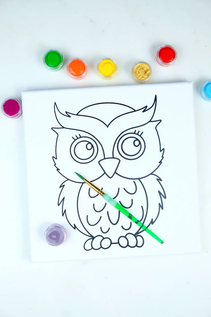 Canvas Painting Kit - Owl