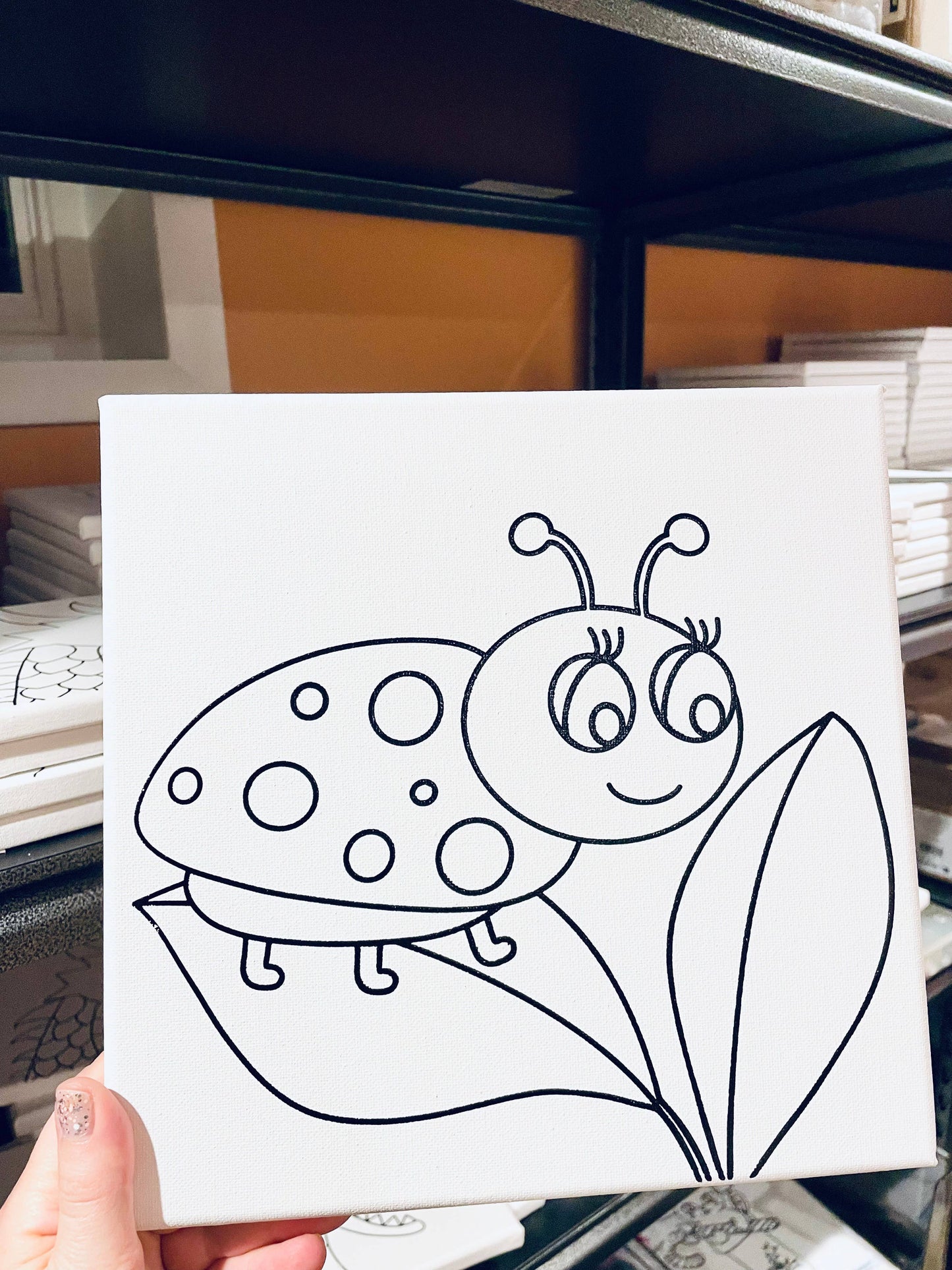 Canvas Painting Kit - Ladybug