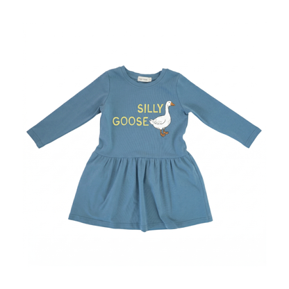 Chloe Long Sleeve Jersey Dress - Silly Goose