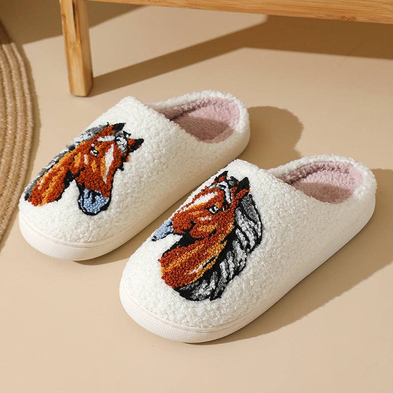 Cozy Horse Slippers