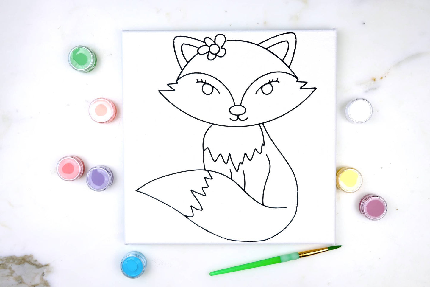 Canvas Painting Kit - Fox