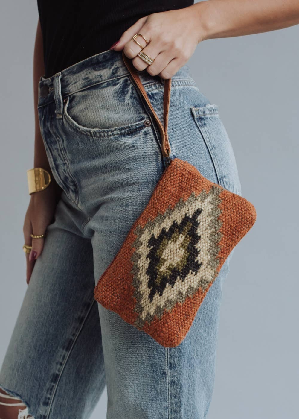 Aztec Wristlet