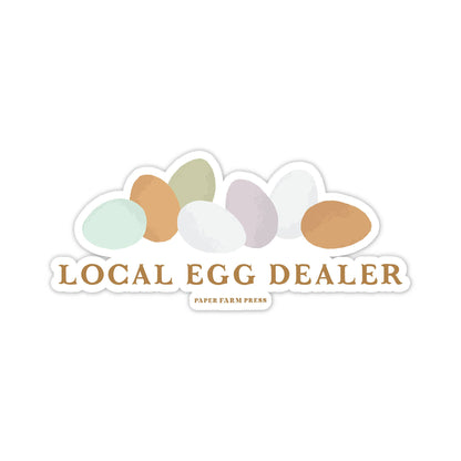 Local Egg Dealer Decal Sticker