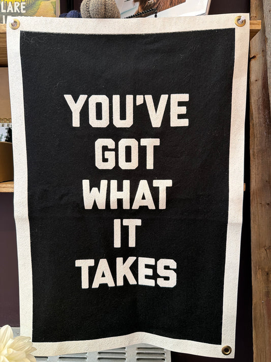 You've Got What it Takes Champion Banner