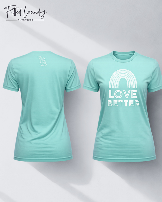 Heather Mint Love Better Tee