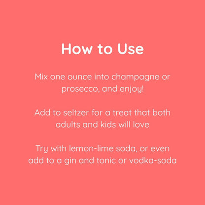 Glitter Sangria Cocktail Mix/Syrup, 16 fl oz