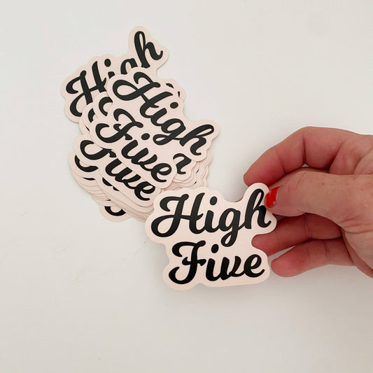 High Five Sticker