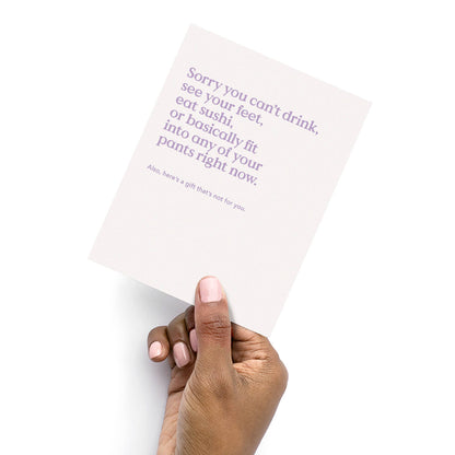 Funny Pregnancy Card