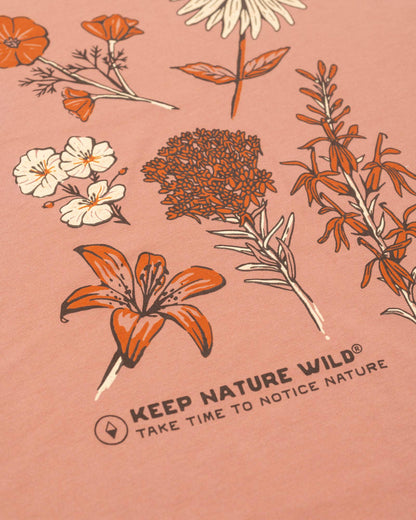 Nature Study Wildflowers Women's Muscle Tank | Canyon Rose