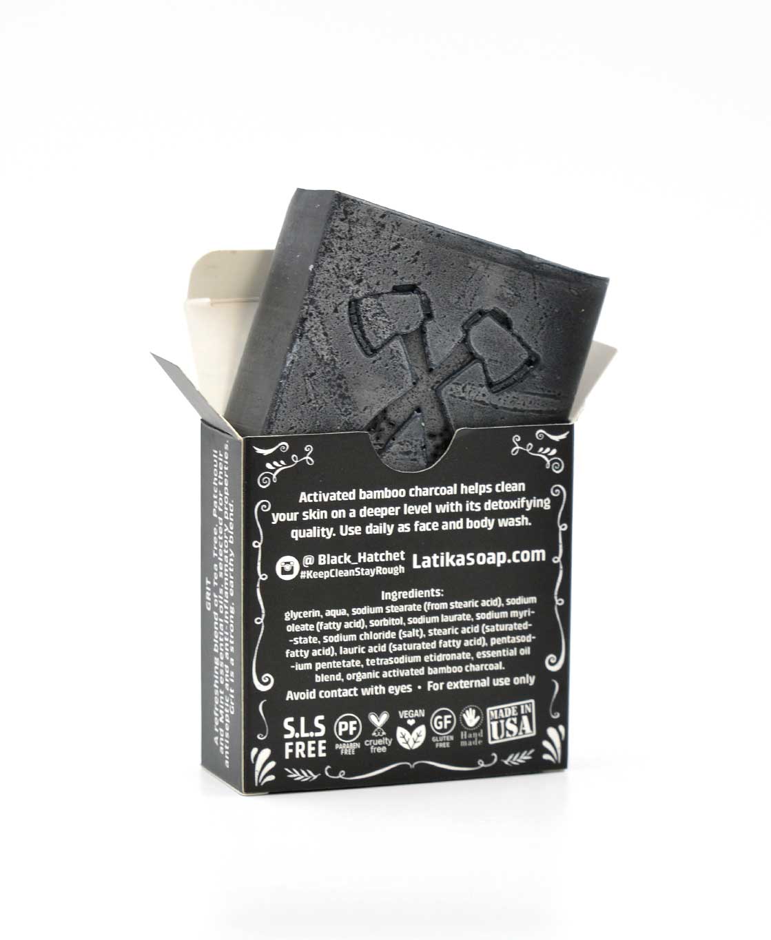 Charcoal Soap – Bear  | Detox Bar for Men with Charcoal