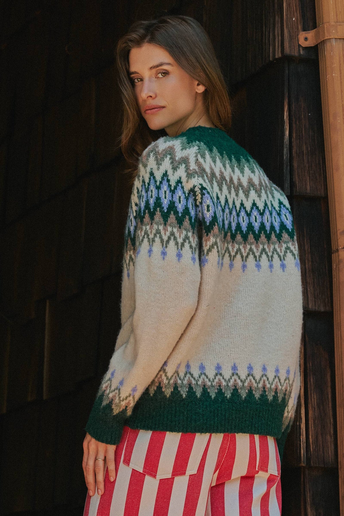 Fair Isle Wool Blend Sweater