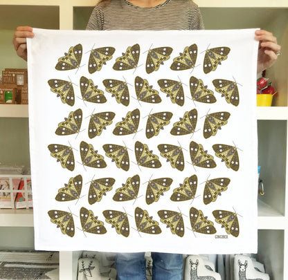 Moths Tea Towel