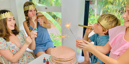 Gold Tissue Paper Crowns - Set of 8