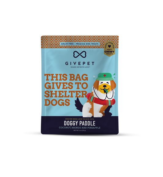 GivePet Doggy Paddle Soft and Chewy Training Dog Treat