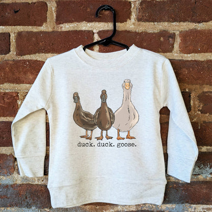 "Duck Duck Goose" Kids Long Sleeve T-Shirt