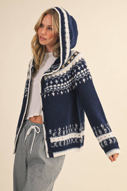 Nordic Soft Button Down Sweater