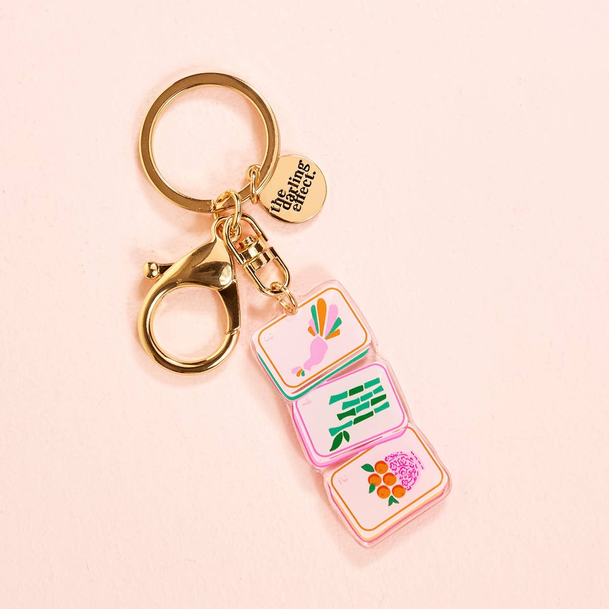 Acrylic Keychain–Mahjong Tiles