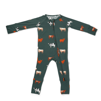 Bamboo 2-Way Convertible Zip Romper