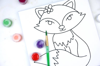 Canvas Painting Kit - Fox