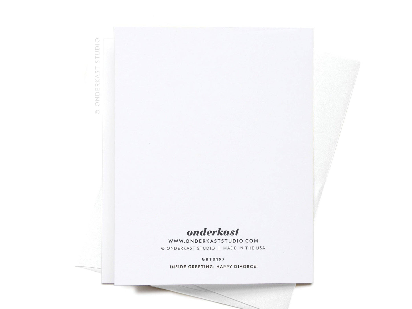 Congrats on Finally Untying the Knot Greeting Card