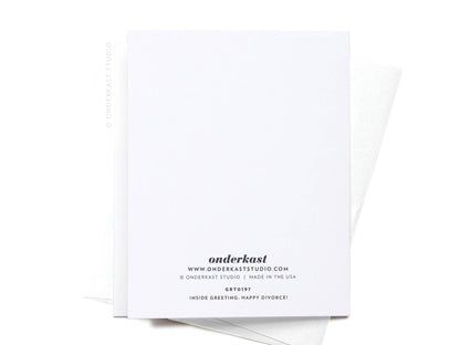 Congrats on Finally Untying the Knot Greeting Card