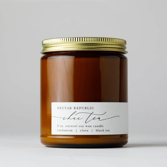 Chai Tea : Jar Soy Candle