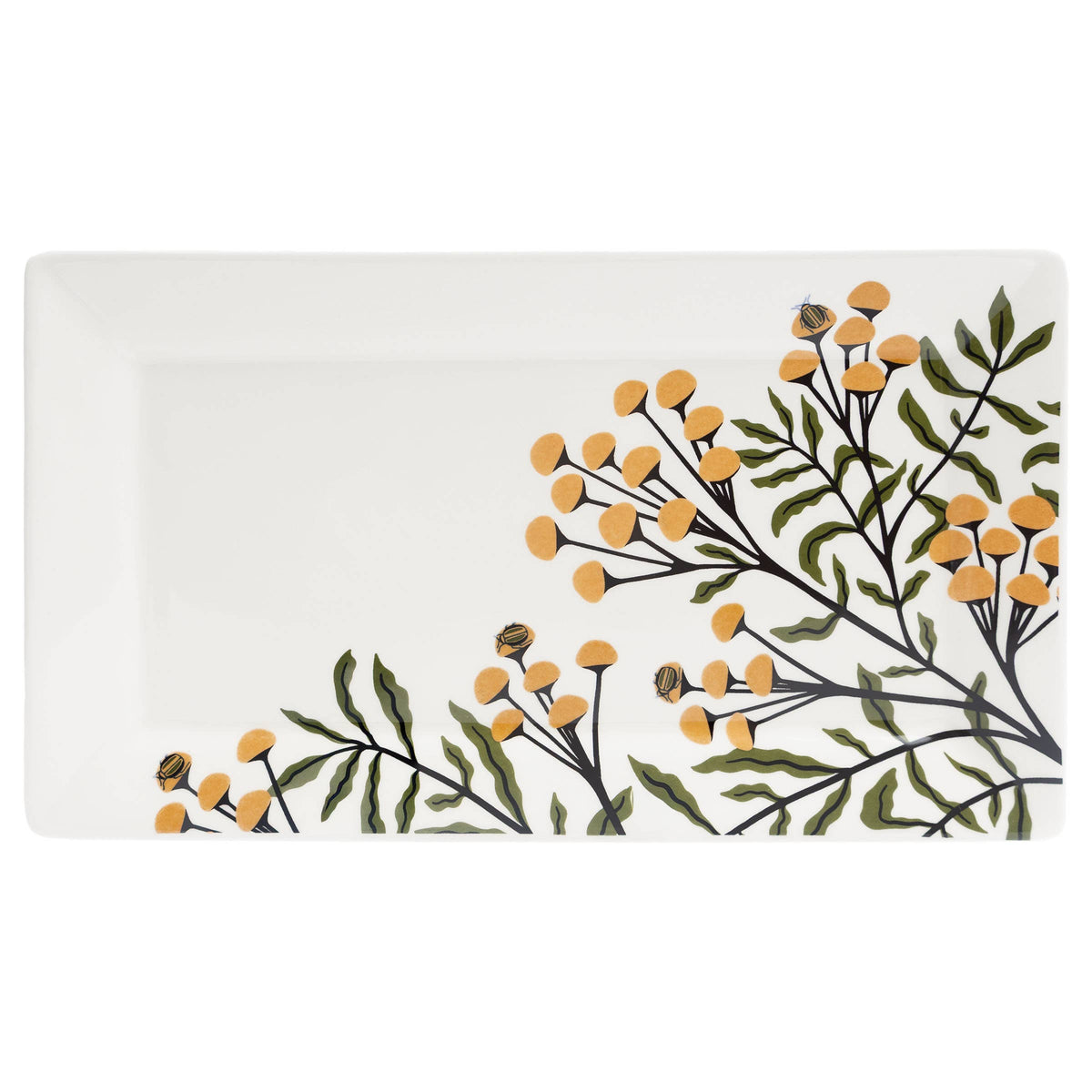 Autumn Acorn Rectangle Platter Small Fall