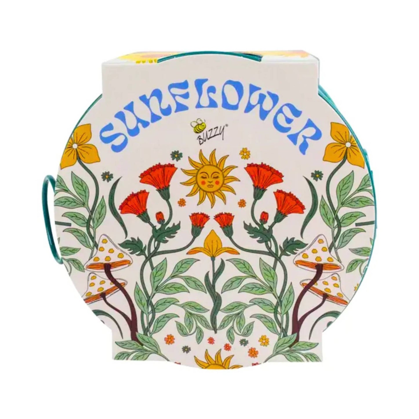 Sunflower Kit: Painted Flower Grow Pail