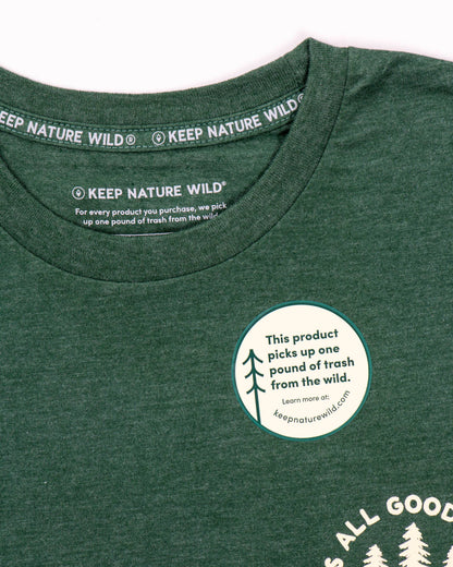 Good in the Woods Unisex Tee | Heather Forest
