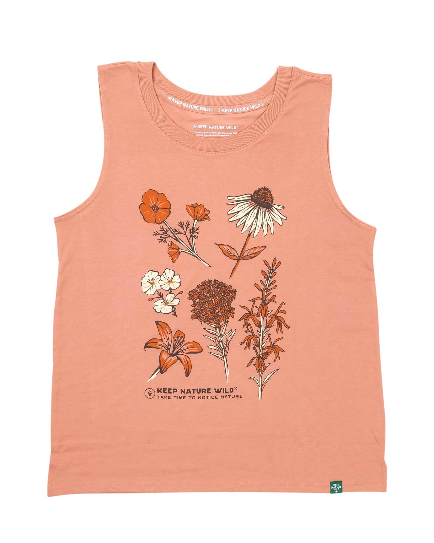 Nature Study Wildflowers Women's Muscle Tank | Canyon Rose
