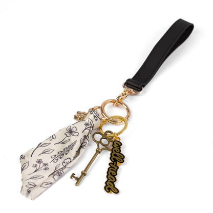 Floral Satin Keychain