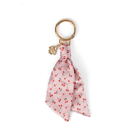 Floral Satin Keychain