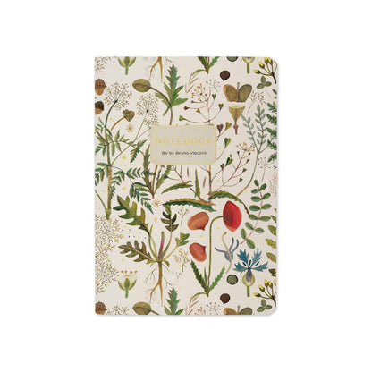 Greens and Flowers Passport Notebook