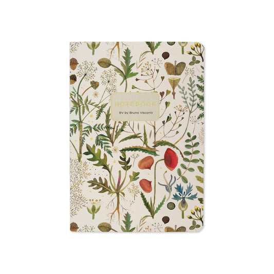Greens and Flowers Passport Notebook